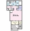シャルム　シエル 1Rの間取り