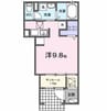 シャルム　シエル 1Rの間取り
