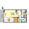 D-noir 1LDKの間取り