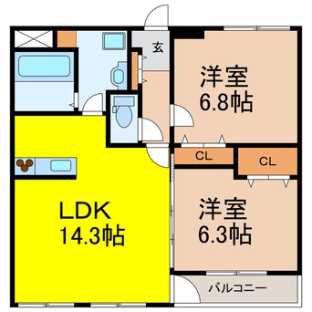 間取図 グランベール