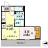 エル アベニュー 1LDKの間取り