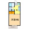 メゾンドゥエスポワール 1Kの間取り