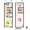 リースランドＩＰ Ｅ 1DK+Sの間取り