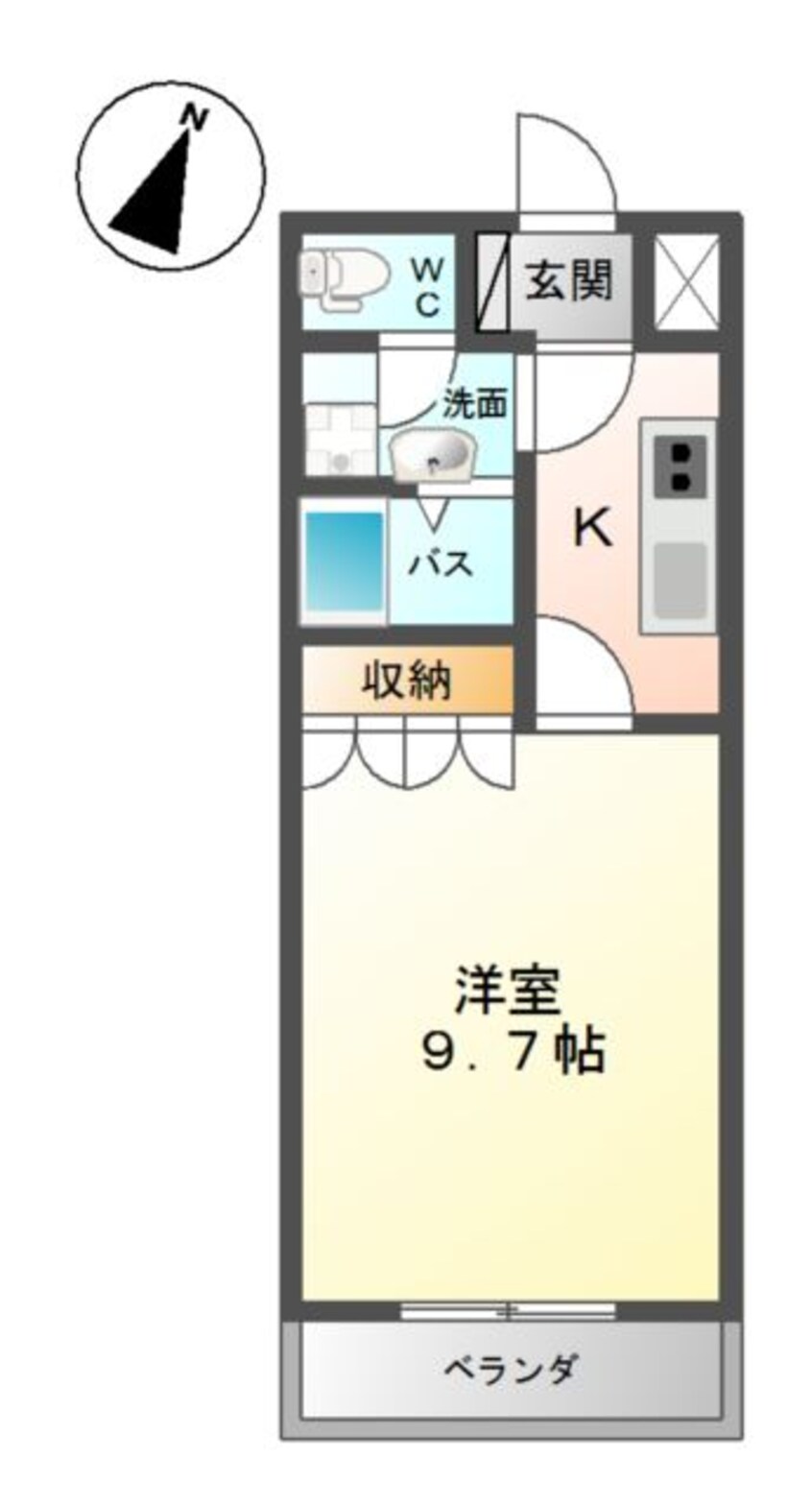 間取図 サンローズ