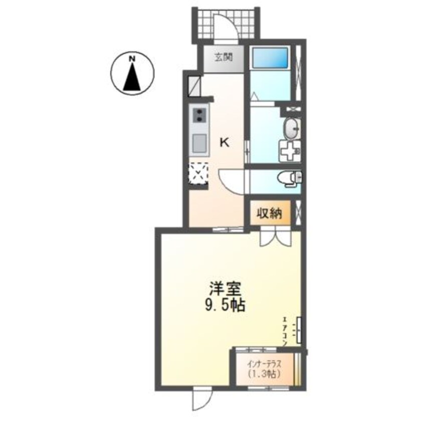 間取図 仮）シェルルスターテラス陽東