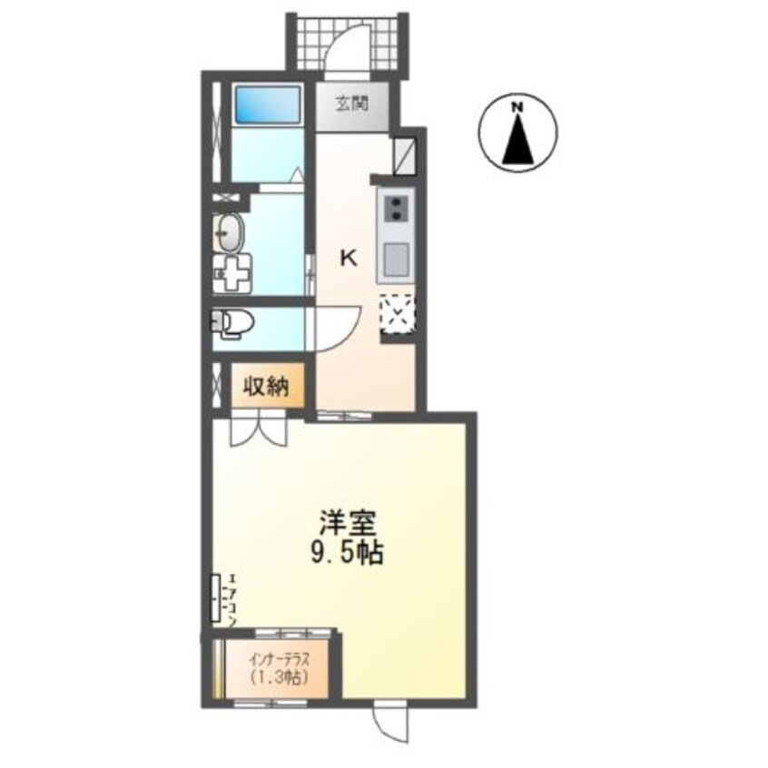 間取図 仮）シェルルスターテラス陽東