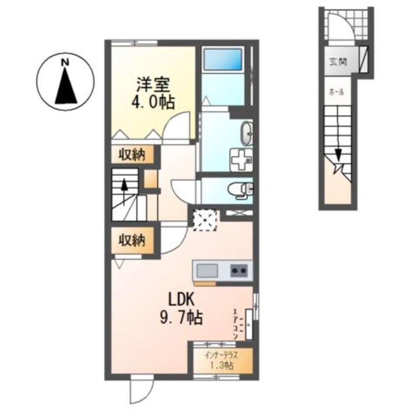 間取図 仮）シェルルスターテラス陽東