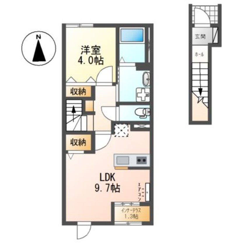 間取図 仮）シェルルスターテラス陽東