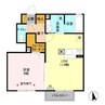 コーポ田村№1 1LDKの間取り