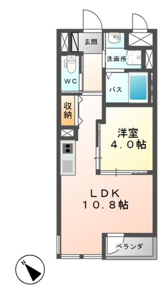 間取図 ロワゾ　ドゥ　ボヌール