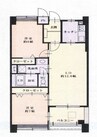 ベルグランドハイツ 2LDKの間取り