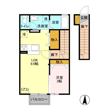 間取り図 クレストコートＴ Ⅱ
