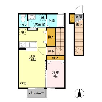 間取図 クレストコートＴ Ⅱ
