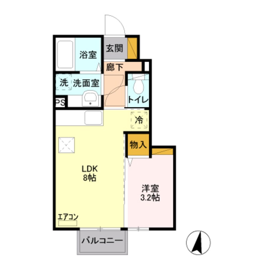 間取図 ラ･ルーチェ