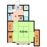 ウィスタリアA 1Kの間取り