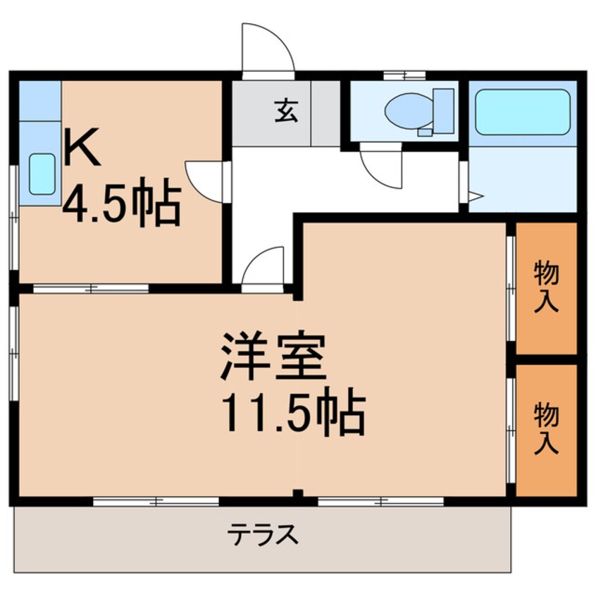 間取図 泉コーポ