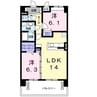 プレッソ　Ｓ．Ｒ．Ｗ 2LDKの間取り