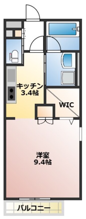 間取図 フィカーサイシイⅠ