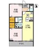 CLASSEUM元今泉 2LDKの間取り