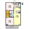 CLASSEUM元今泉 2LDKの間取り