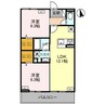 CLASSEUM元今泉 2LDKの間取り