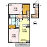 Pastel Villa 2LDKの間取り