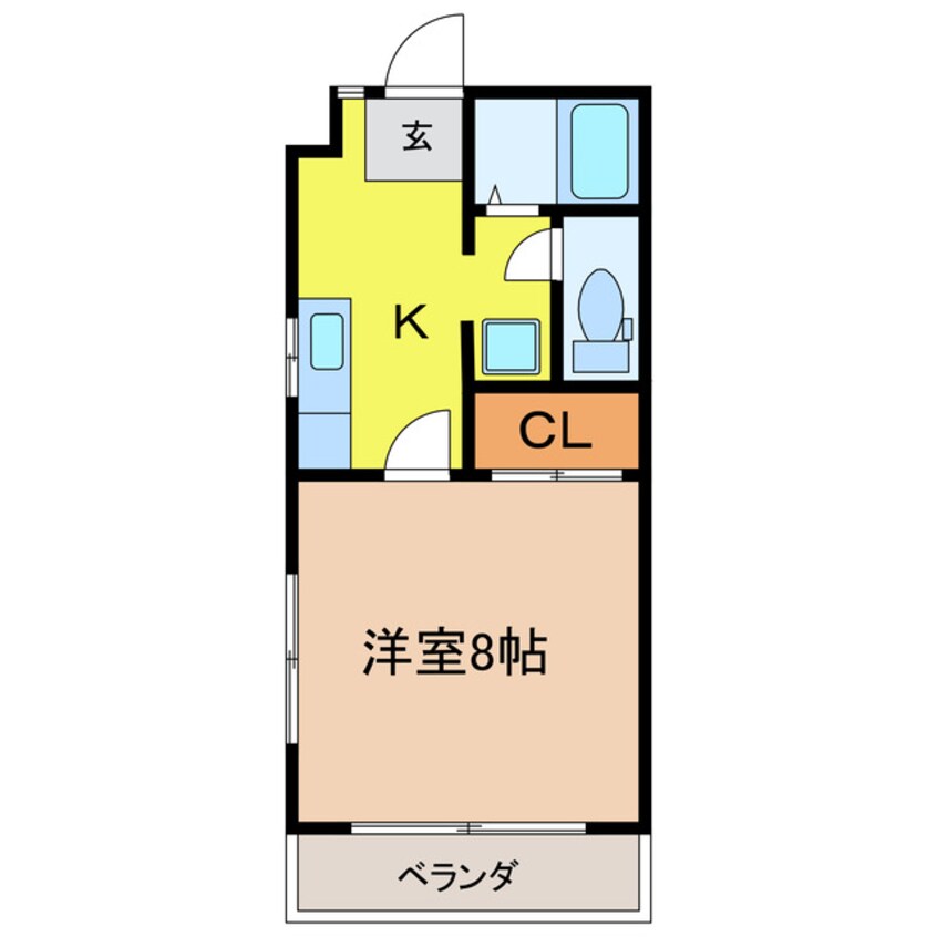 間取図 TYハイツ西川田