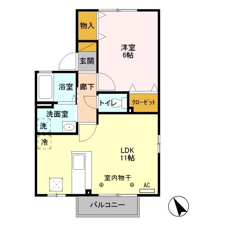 間取り図 イーストヒルズ 壱番館
