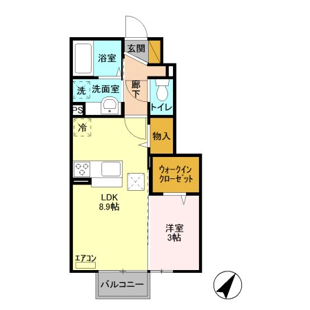 間取り図 フォーゲルテラス ブラウⅠ