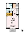 ウィルモア霞 Ｃ 1Rの間取り