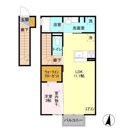 間取り図 ルミエール陽南