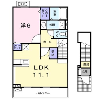 間取図 ラフレシール　Ａ