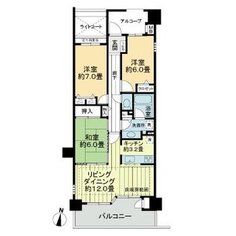 間取図 ナイスパークステイツ桜