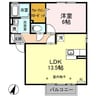ピア･アベニュー Ｃ 1LDKの間取り