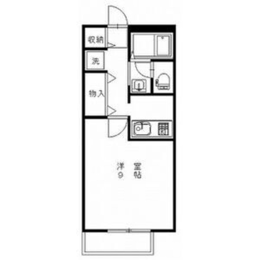 間取図 陽だまりハイツ2000D