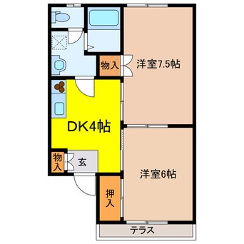 間取図 ライムハイツⅡ