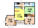 東塙田ロイヤルパレスの間取図