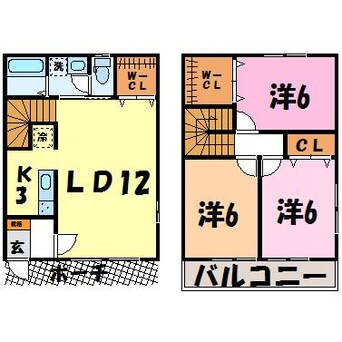 間取図 ファミーユ岩曽