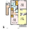 コートヤードＣ 2LDKの間取り