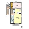 リベルテ Ｂ 1LDKの間取り