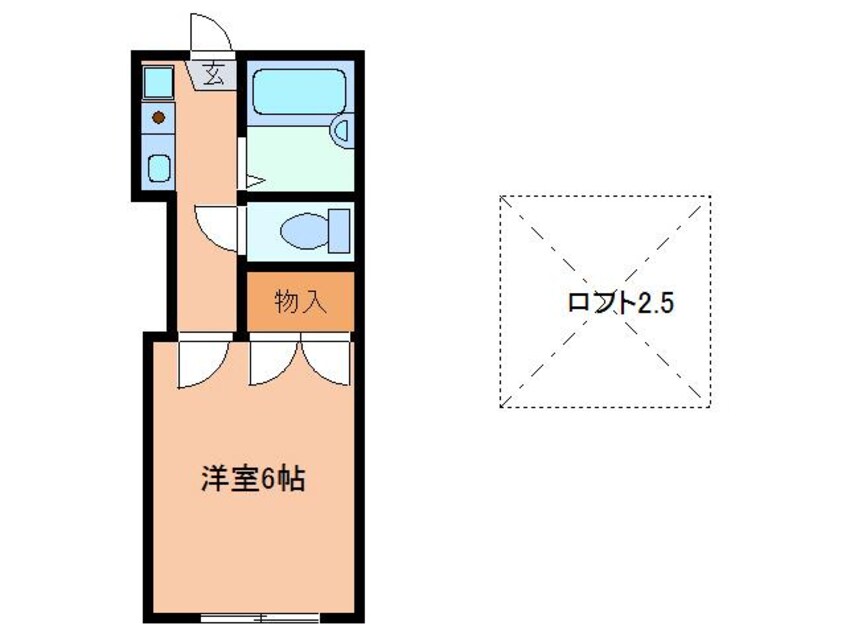 間取図 宇都宮第９