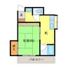 フォーブル陽東 1DKの間取り