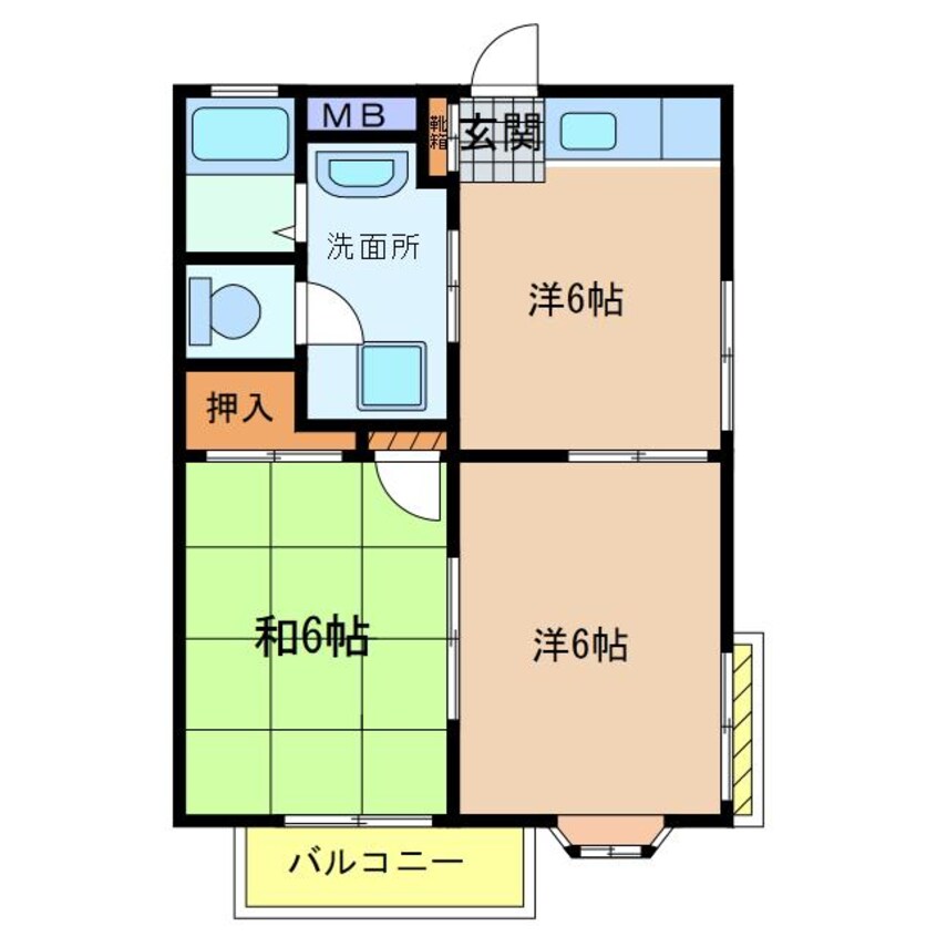 間取図 ニューハイツイザワ