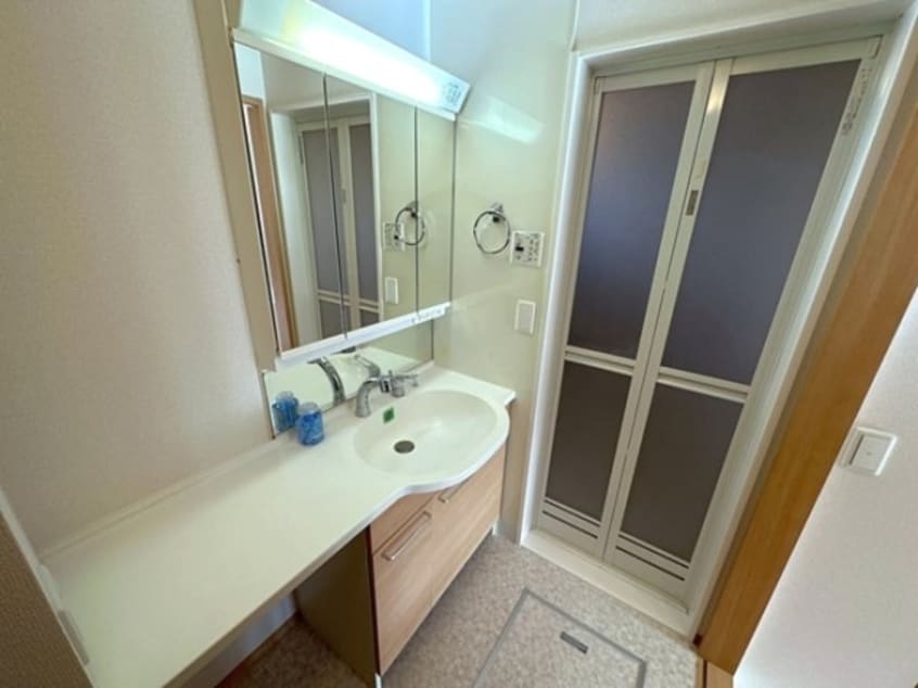 三面鏡付きカウンター洗面台 フォーゲルテラス ブラウⅠ