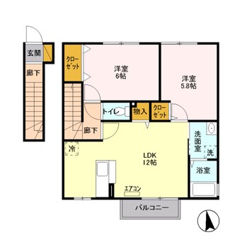 間取図 フォレストガーデン Ａ