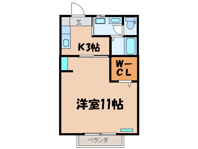 間取図 アクア ガーデン