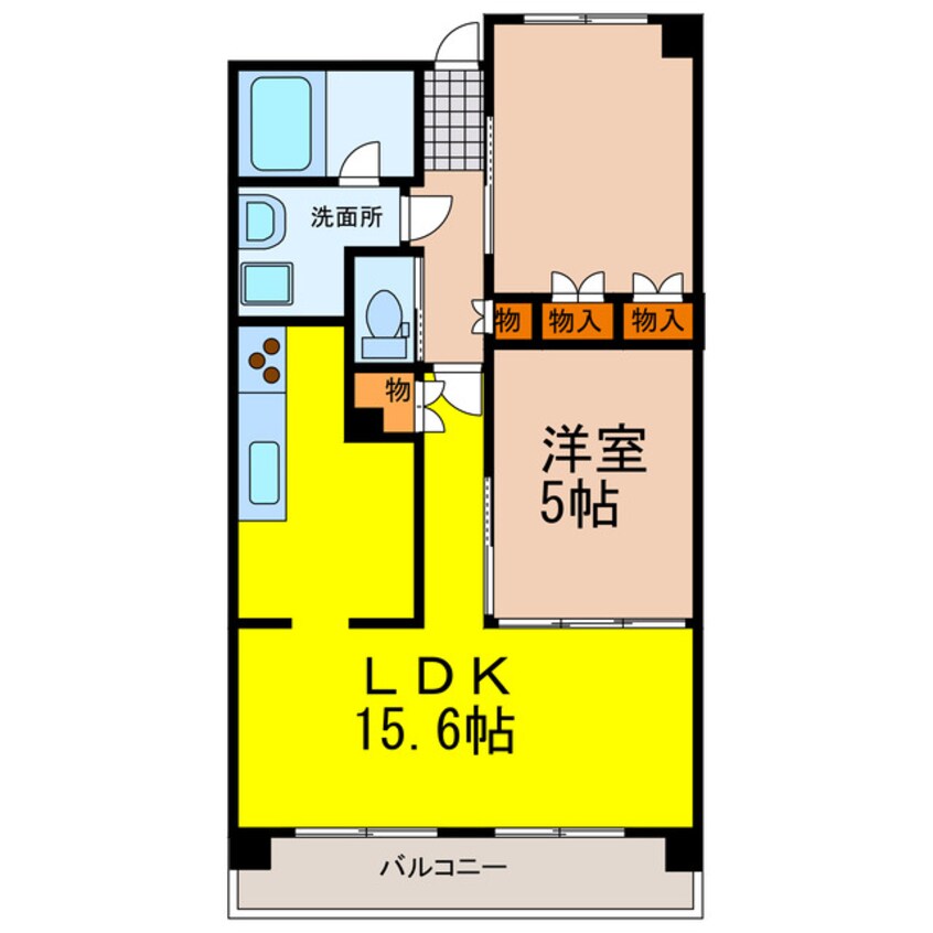 間取図 三向ハイツ元今泉