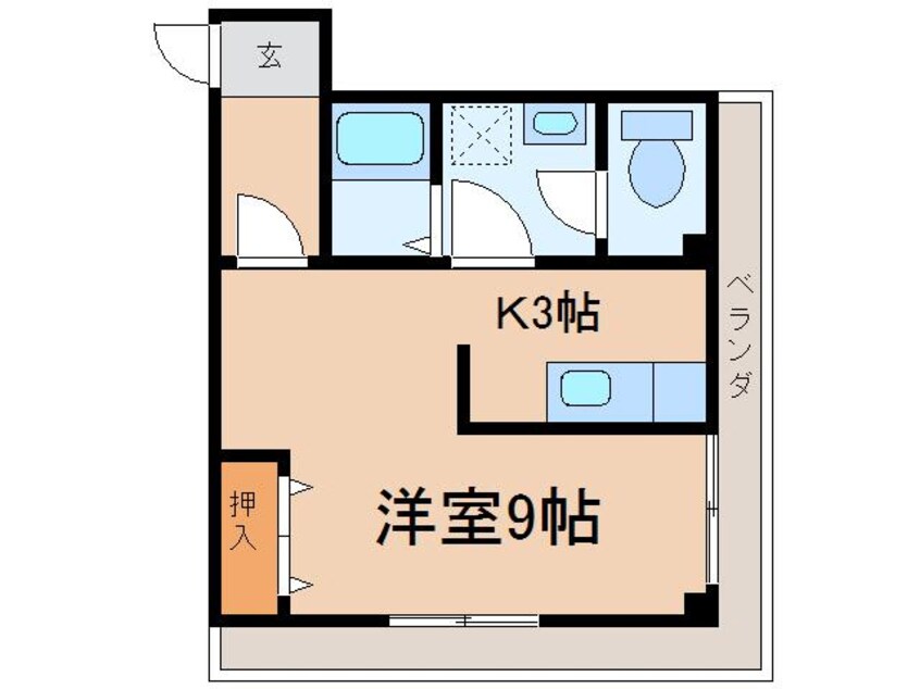 間取図 ハシモトマンション