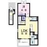 エクセル 1LDKの間取り
