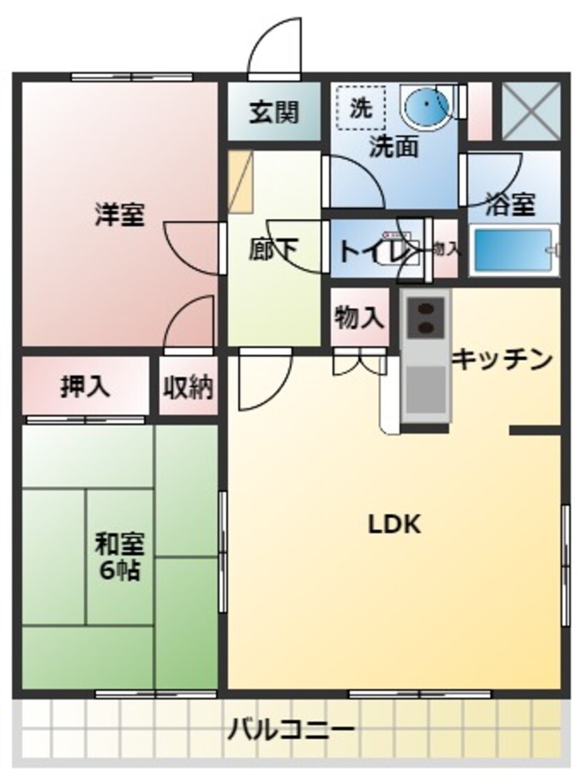 間取図 チェリーハイツ